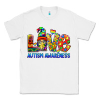 White autism awareness love Classic Tee - BarkalooDesign