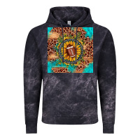 Cloud Black football leopard turquoise sunflower seamless pattern Vintage Hoodie - JahusDesignShop
