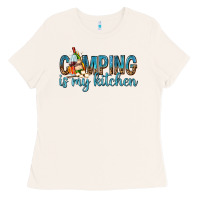 Bone camping is my kitchen with wine Ladies Tee - texasbilliewilder