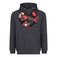 Smoke bake tools heart Heavyweight Hoodie - Artiststas