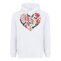 White bake tools heart Heavyweight Hoodie - Artiststas