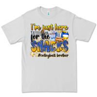 I'm Just Here For The Snacks #volleyball Brother Premium Tee | Teevron