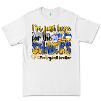 White i'm just here for the snacks #volleyball brother Premium Tee - Zillion Design Studio