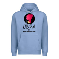 Colony Blue Libra Zodiac Sign Horoscope Birth Gift Girl Premium Hoodie - Bettercallsaul