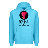 Ocean Blue Libra Zodiac Sign Horoscope Birth Gift Girl Premium Hoodie - Bettercallsaul