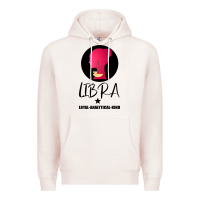 Pale Pink Libra Zodiac Sign Horoscope Birth Gift Girl Premium Hoodie - Bettercallsaul