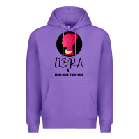 Purple Libra Zodiac Sign Horoscope Birth Gift Girl Premium Hoodie - Bettercallsaul