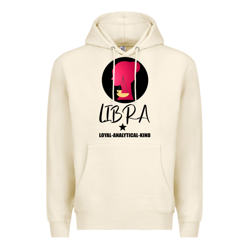 Libra Zodiac Sign Horoscope Birth Gift Girl Premium Hoodie by Bettercallsaul | Teevron