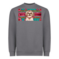 Storm shih tzu license plate Heavyweight Sweatshirt - Artiststas