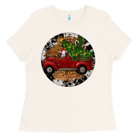 Bone Farm Truck Christmas Ladies Tee - RanaPortraitStore