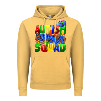 Vintage Mustard autısm support squad Vintage Hoodie - AdoDesignShop