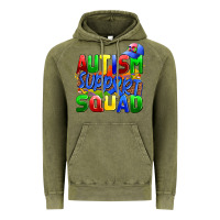 Vintage Olive autısm support squad Vintage Hoodie - AdoDesignShop