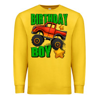 Lemon birthday boy monster truck Premium Sweatshirt - Jasminsmagicworld