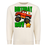 Sandshell birthday boy monster truck Premium Sweatshirt - Jasminsmagicworld