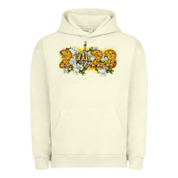 Pigment Pistachio 2023 skeleton middle finger new year Urban Hoodie - CowGirlArtShop