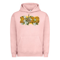 Pigment Salmon 2023 skeleton middle finger new year Urban Hoodie - CowGirlArtShop