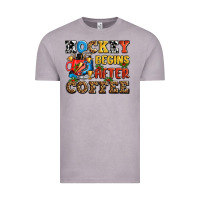 Vintage Zinc hockey begins after coffee ado Vintage Tee - AdoDesignShop