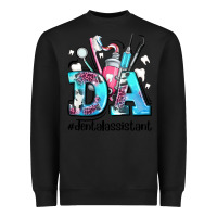 Black da dental assistant Heavyweight Sweatshirt - AdoDesignShop