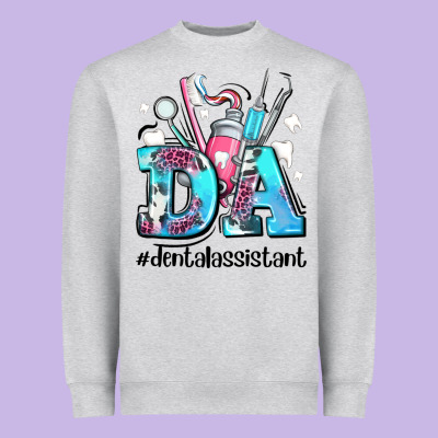 Da Dental Assistant Heavyweight Sweatshirt Designed By Adodesignshop