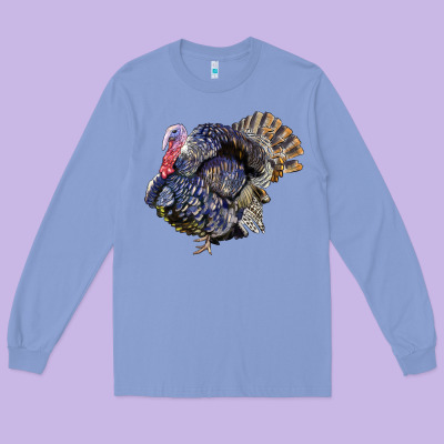 Bronze Turkey Long Sleeve Tee Designed By Lillyallendesigns