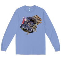 Colony Blue Bronze Turkey Long Sleeve Tee - LillyAllenDesigns