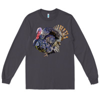 Smoke Bronze Turkey Long Sleeve Tee - LillyAllenDesigns