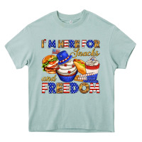 Arona i m here for snacks and freedom Heavy Core Tee - texasbilliewilder