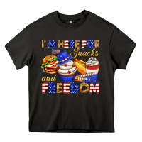 Asphalt i m here for snacks and freedom Heavy Core Tee - texasbilliewilder
