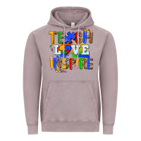 Vintage Zinc teach love inspire Vintage Hoodie - AdoDesignShop