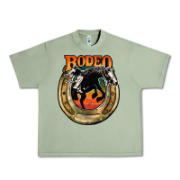 Oil Green rodeo Urban Heavy Tee - JahusDesignShop