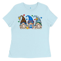 Baby Blue lacrosse gnomes Ladies Tee - Zillion Design Studio
