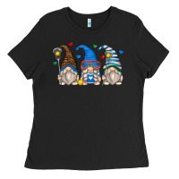 Black lacrosse gnomes Ladies Tee - Zillion Design Studio