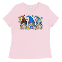 Bubblegum Pink lacrosse gnomes Ladies Tee - Zillion Design Studio