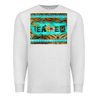 Oatmeal Heather teacher mousepad Premium Sweatshirt - BarkalooDesign