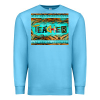 Ocean Blue teacher mousepad Premium Sweatshirt - BarkalooDesign