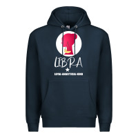 Navy Libra Zodiac Sign Horoscope Birth Gift Girl Premium Hoodie - Bettercallsaul