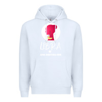 White Libra Zodiac Sign Horoscope Birth Gift Girl Premium Hoodie - Bettercallsaul
