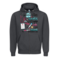 Smoke she works willingly with her hands Zipper Hoodie - MaliasSmallBusiness