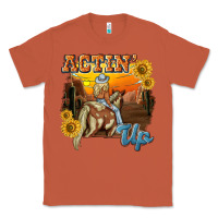Copper actinup with cowgirl Classic Tee - NancyCooperArtShop