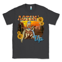 Smoke actinup with cowgirl Classic Tee - NancyCooperArtShop