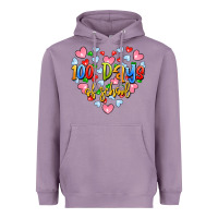 Lavender 100 days of school Heavyweight Hoodie - Artiststas