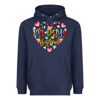 Navy 100 days of school Heavyweight Hoodie - Artiststas