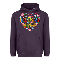 Plum 100 days of school Heavyweight Hoodie - Artiststas