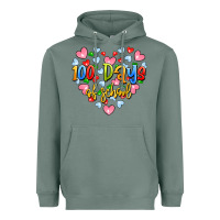 Sage 100 days of school Heavyweight Hoodie - Artiststas
