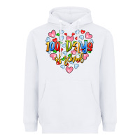 White 100 days of school Heavyweight Hoodie - Artiststas