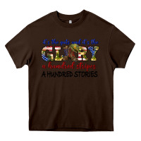 Chocolate Brown its the guts and its the glory a hundred stripes Heavy Core Tee - texasbilliewilder