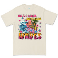 Bone lifes a beach make some waves Premium Tee - texasbilliewilder