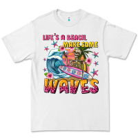 White lifes a beach make some waves Premium Tee - texasbilliewilder