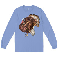 Colony Blue Bourbon Red Turkey Long Sleeve Tee - LillyAllenDesigns