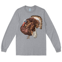 Heather Grey Bourbon Red Turkey Long Sleeve Tee - LillyAllenDesigns